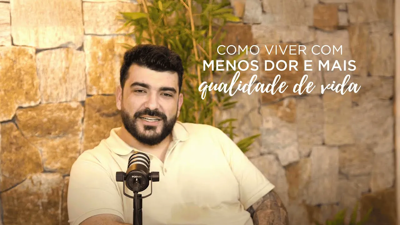Dr. Matheus Fernandes no podcast Rituaali falando sobre dor crônica